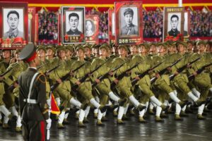 朝鲜阅兵庆祝劳动党成立80周年