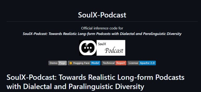 Soul发布SoulX-Podcast，实现90分钟无中断AI播客生成