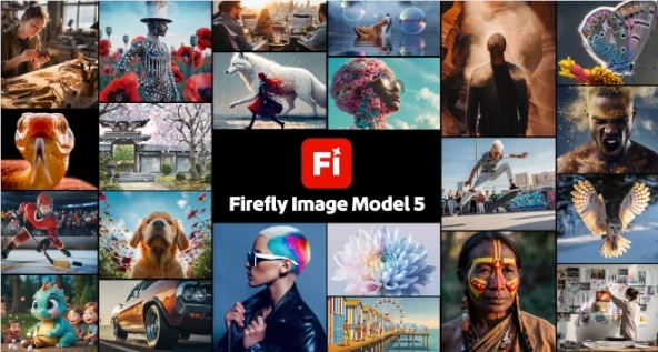 Adobe Firefly Image5全面升级，AI创作迈入专业级时代