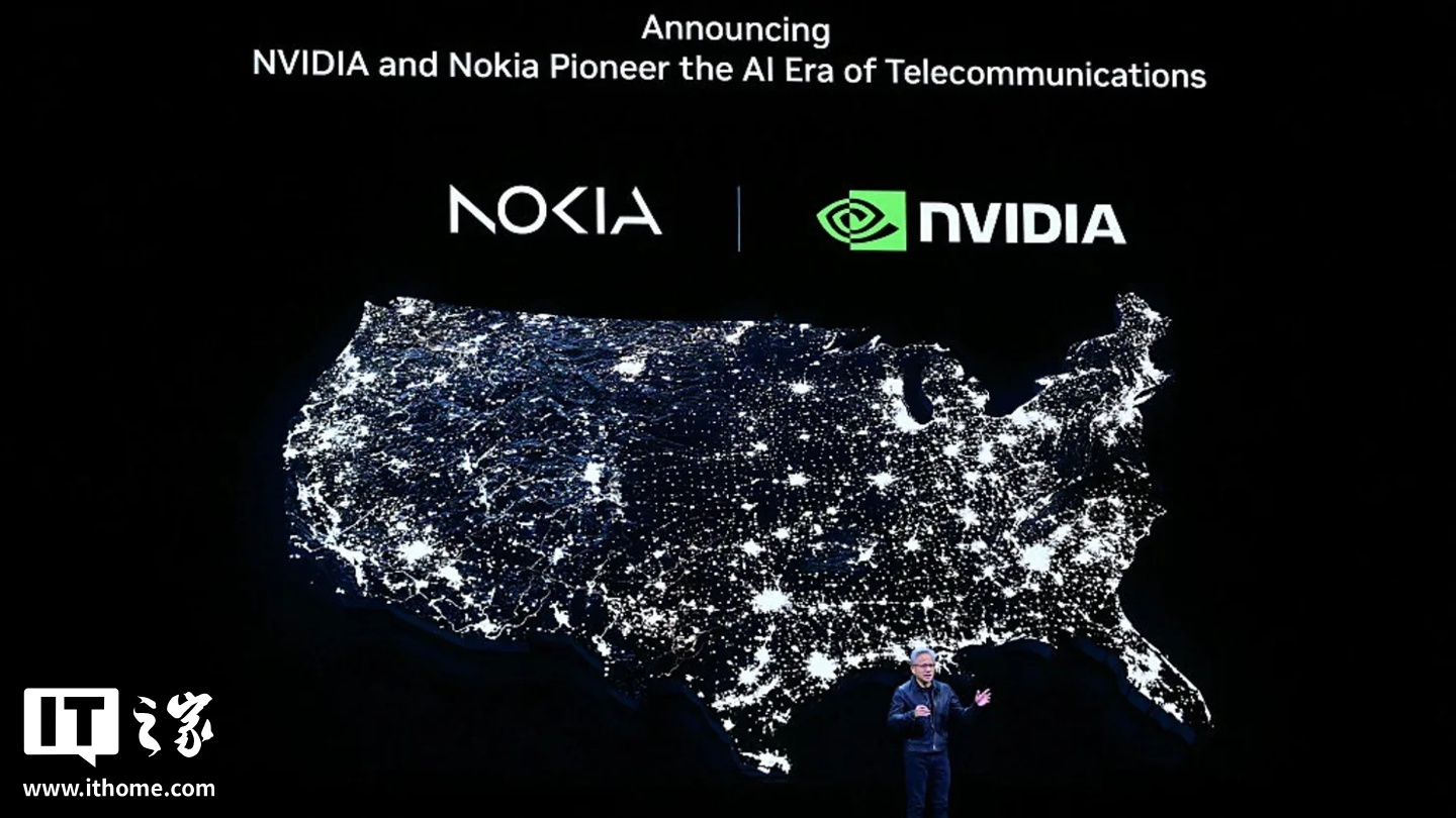 英伟达与诺基亚宣布战略合作,共同开创 6G 人工智能平台
