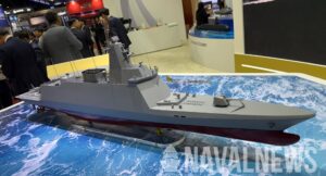 韩华海洋展示新一代OCEAN-40F护卫舰设计