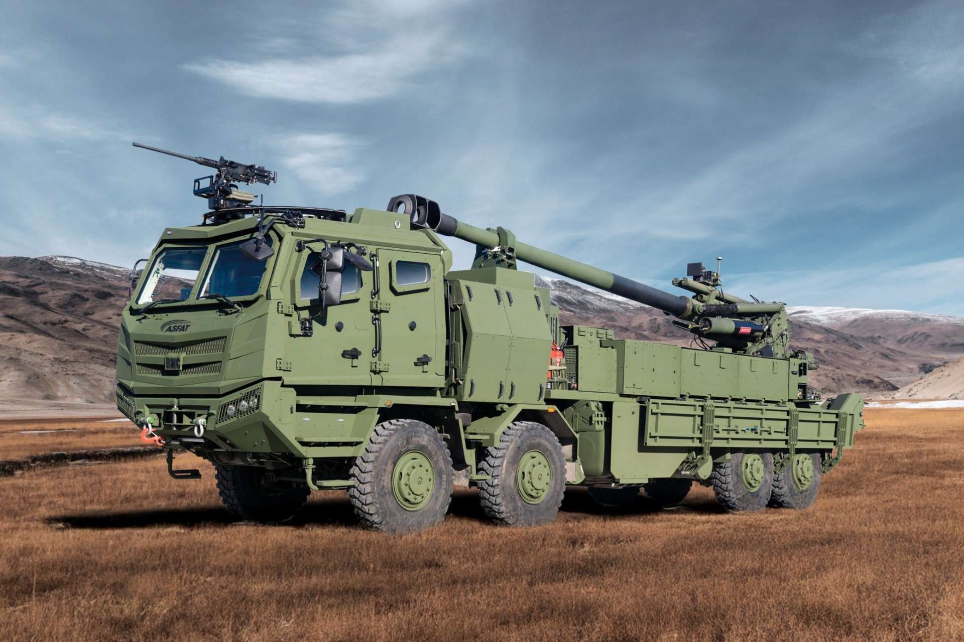 土耳其陆军装备新型T-155 TTA豹式自行榴弹炮