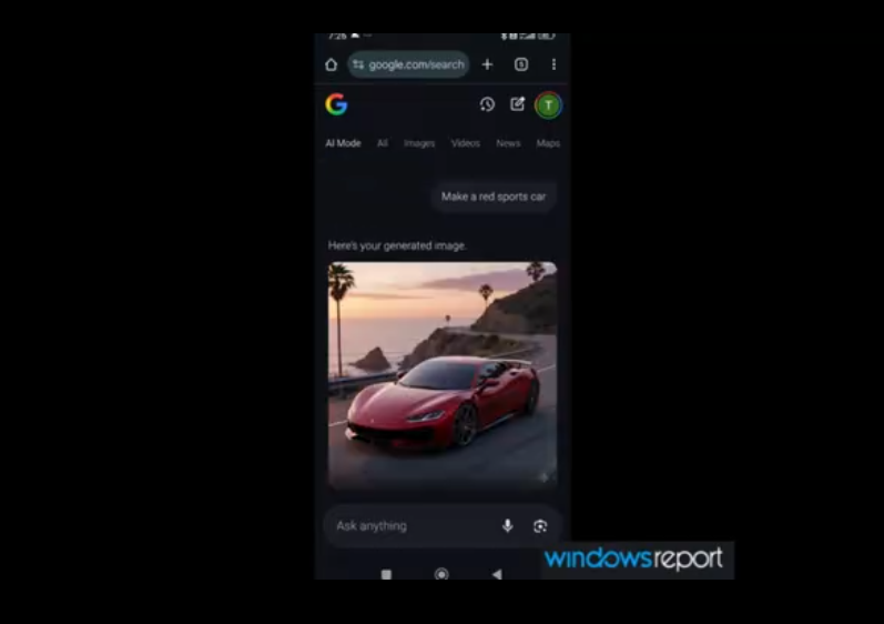 谷歌 Chrome 浏览器 Canary 推出 AI 图像生成功能