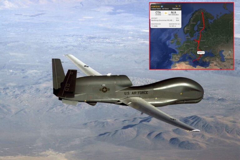 全球鹰无人机从地中海至北极执行罕见北约远程巡逻