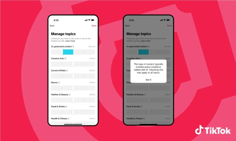 TikTok上线新功能，用户可调AI内容推荐量