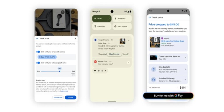 谷歌推出智能购物新功能，AI代理结账与电话查询同步上线