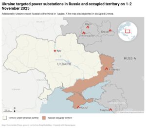 乌克兰无人机夜袭俄控五变电站，报复能源网攻击