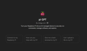 pi GPT让树莓派变AI管理设备，本地开发更便捷