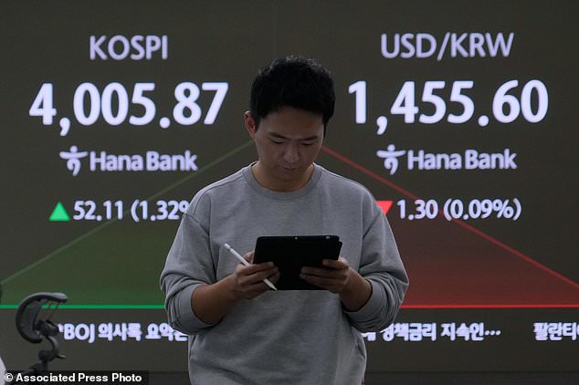 亚股上涨，科技股从AI担忧中反弹