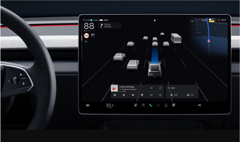 特斯拉推“Tesla Ride”体验FSD与Grok互动