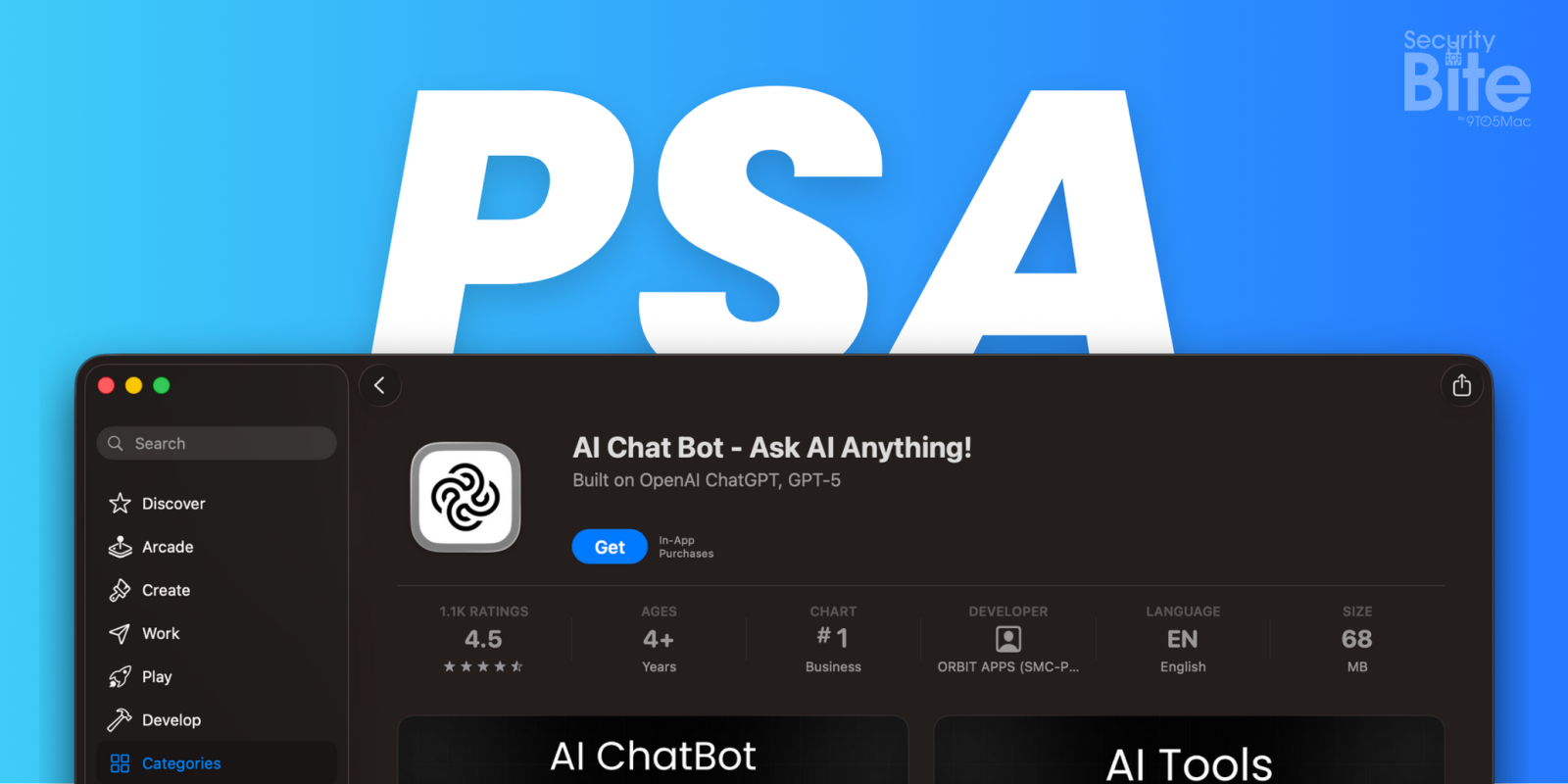 警惕冒牌ChatGPT应用重返App Store榜单