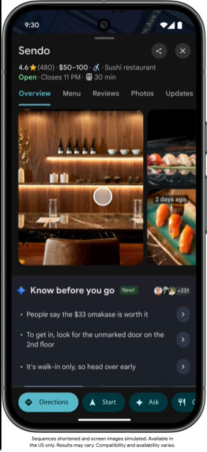 谷歌地图新增Gemini功能：AI导航与充电桩预测