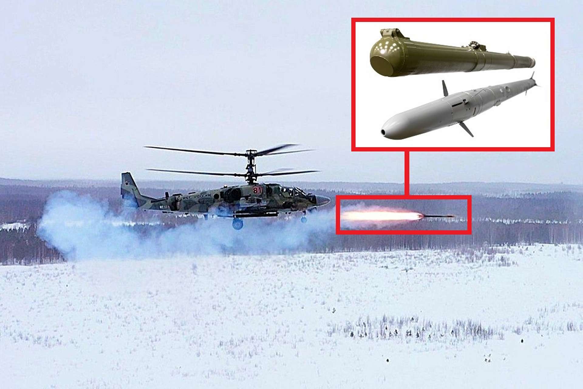 俄升级Ka-52直升机武装，集成Vikhr-1导弹提升战力