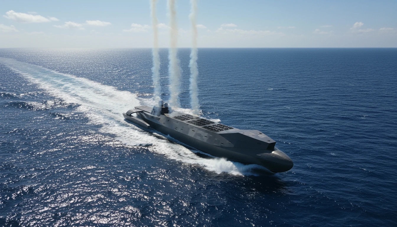 中国建造新型半潜导弹舰，具备高隐身自主能力