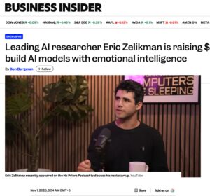 从 xAI 出走的顶尖研究员泽利克曼启动创业项目,目标让 AI 模型“有情商”