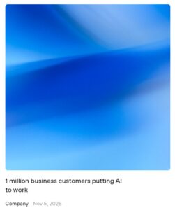 OpenAI宣布企业客户超百万，成史上增速最快平台