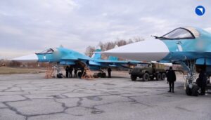 俄空军接收新一批苏-34战斗轰炸机