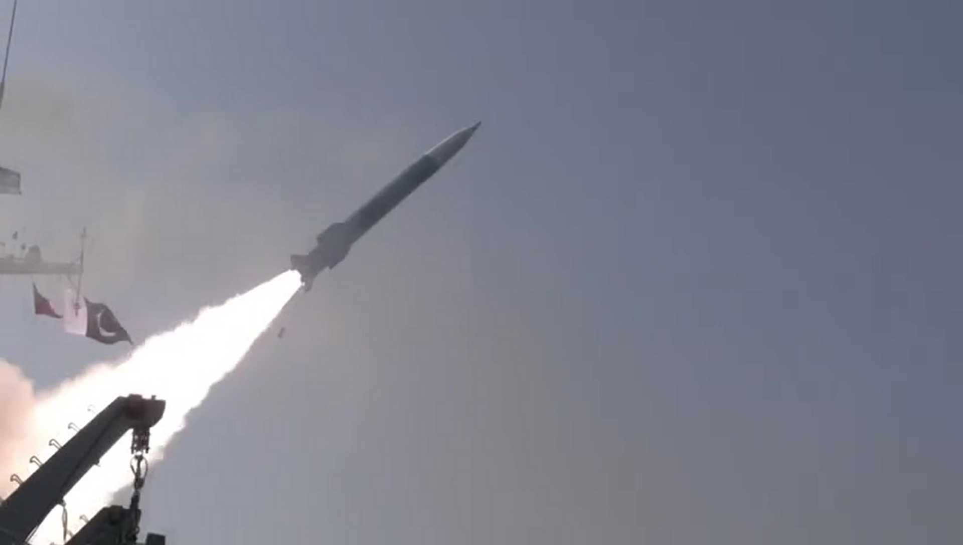 巴基斯坦海军成功测试Smash反舰弹道导弹