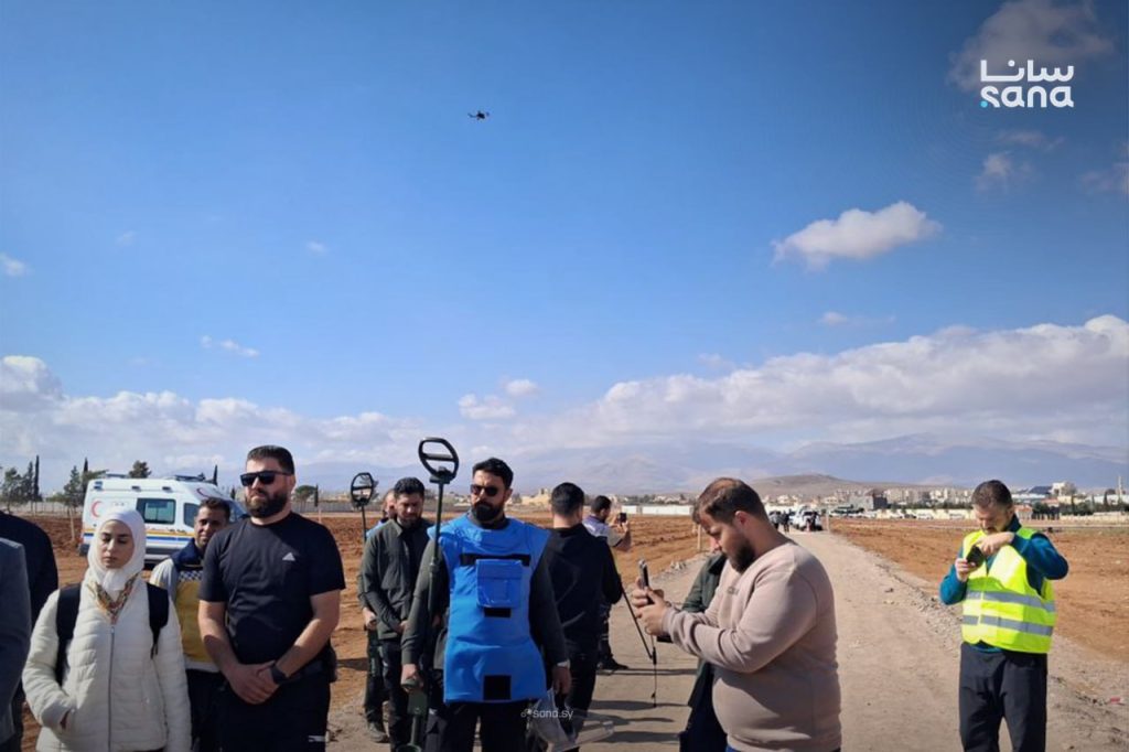 叙利亚测试德制无人机探测地雷