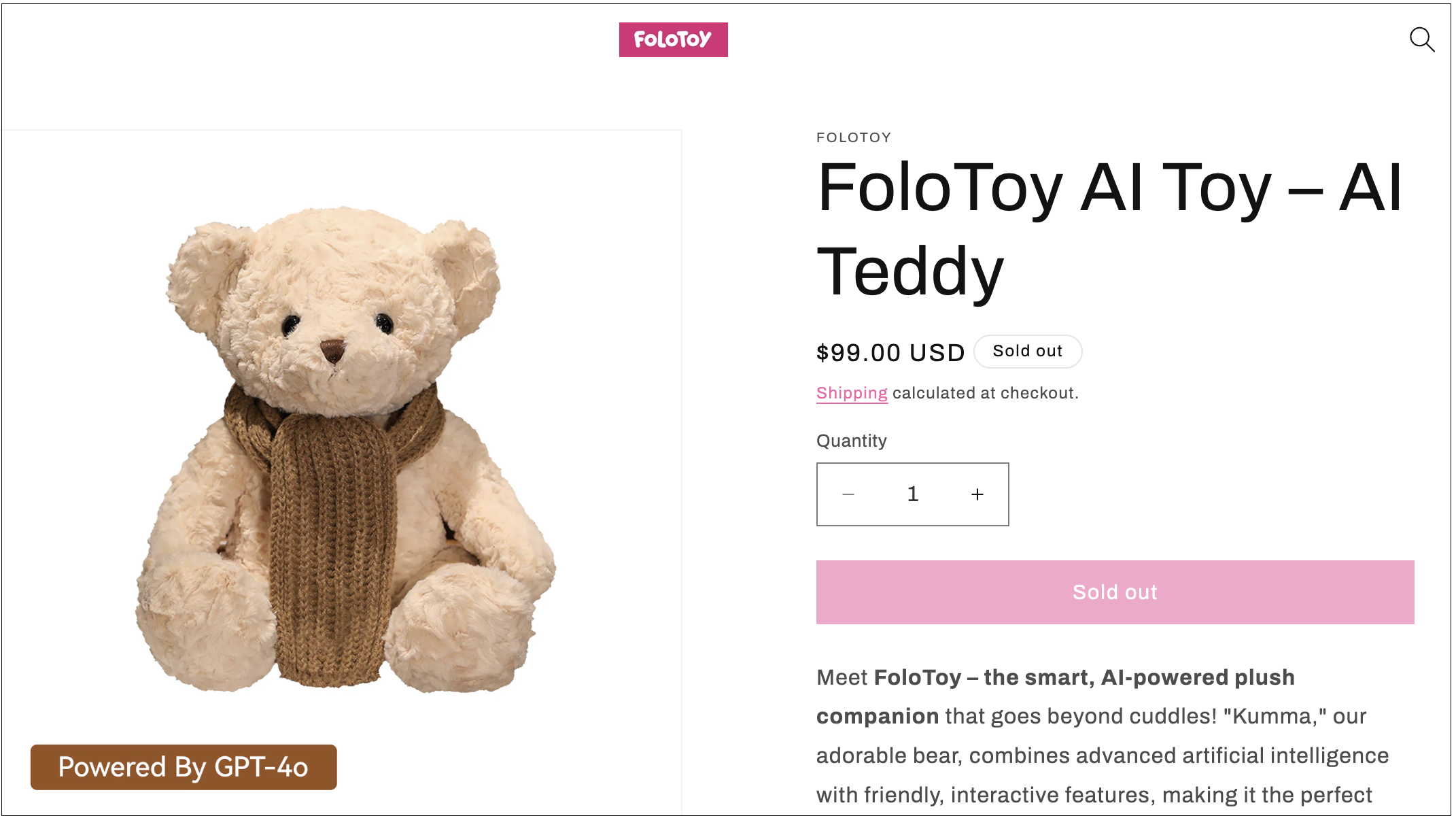 AI泰迪熊因涉及不当内容被下架