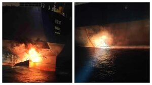 俄油轮遭乌无人机袭击，船员紧急求救