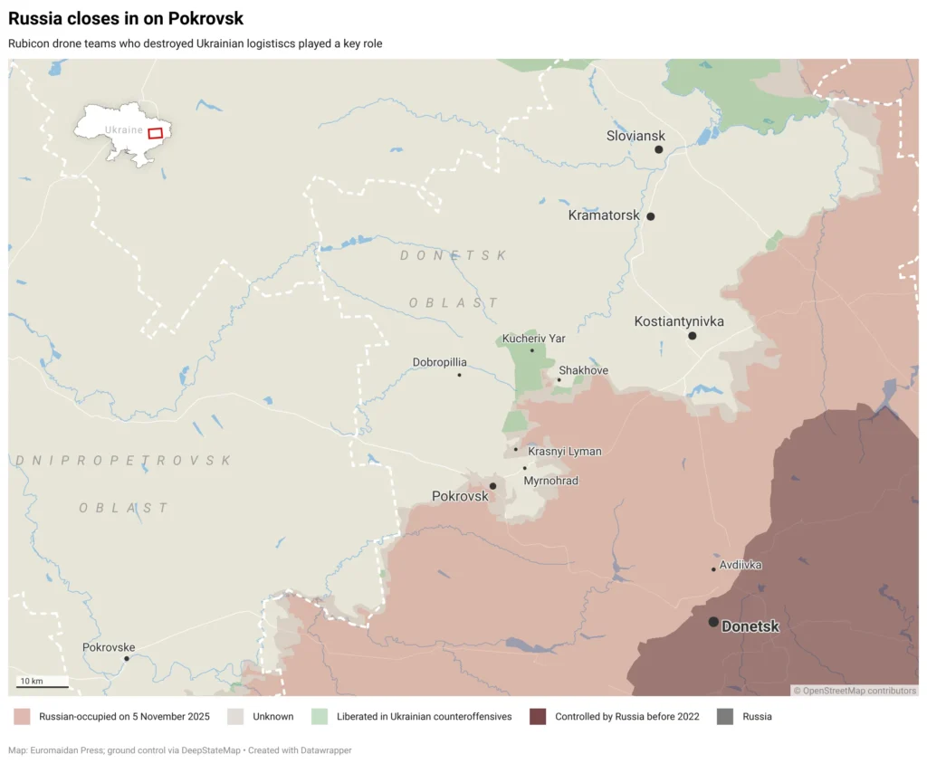 乌军无人机袭击俄精英无人机部队，未能挽救波克罗夫斯克困境