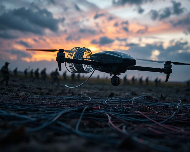 无人机战场遗留问题凸显，光纤缆线成新隐患