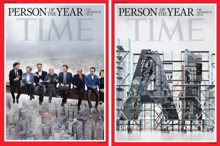 时代》评八位AI领袖为2025年度人物