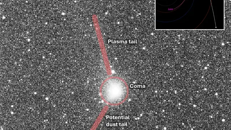 NASA与ESA发布星际彗星3IATLAS最新影像