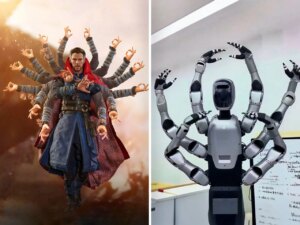 美的推六臂“奇异博士”机器人，工厂效率提升30%