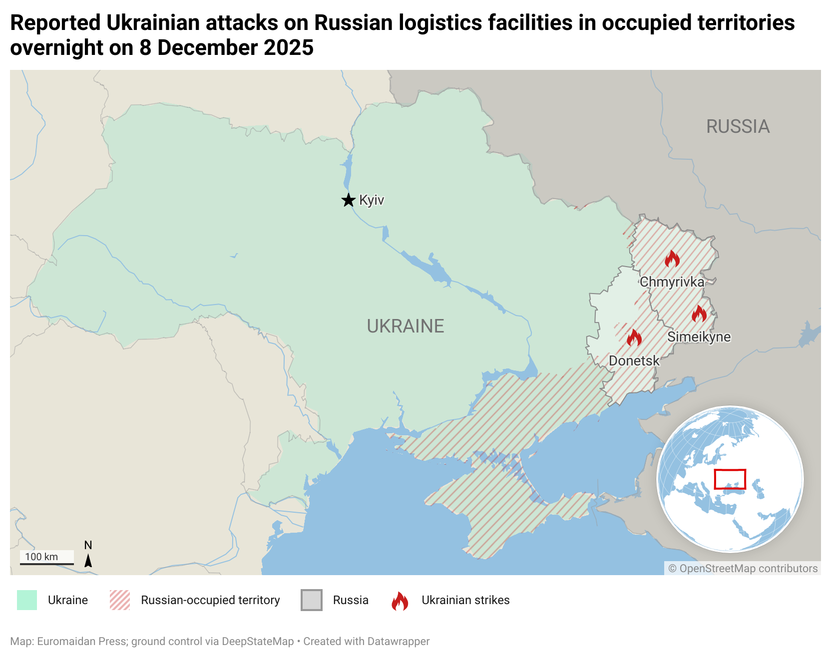 乌军无人机夜袭俄占区燃料库与无人机仓库