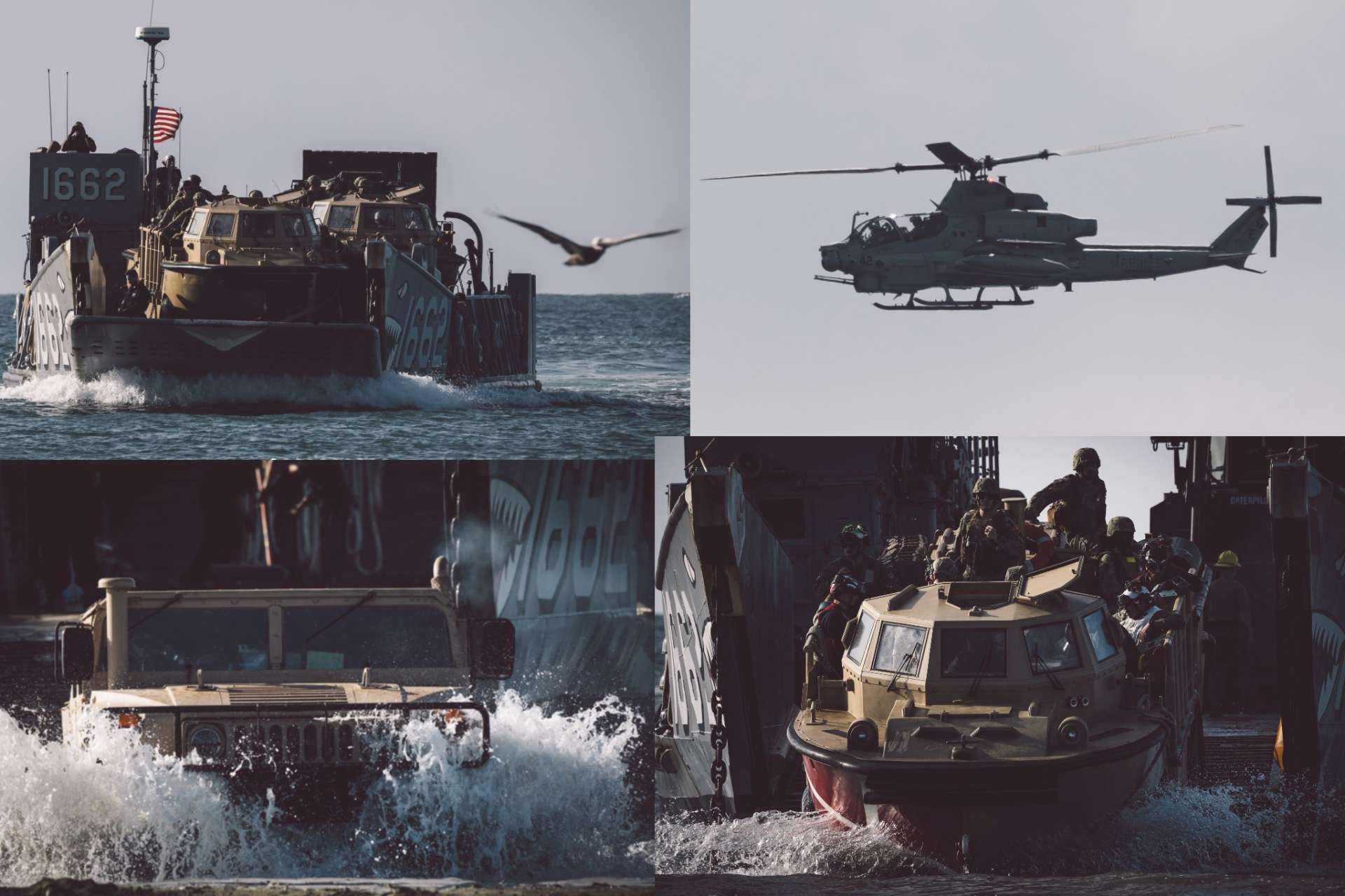 美军在波多黎各近委内瑞拉海域演练登陆战术