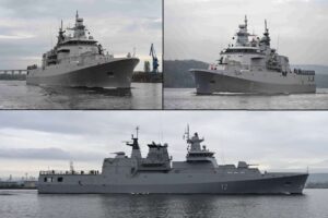 保加利亚国产新型巡逻舰“勇敢号”入列