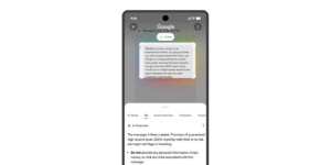 谷歌推出Circle to Search新功能，智能识别网络诈骗信息