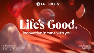 LG CES 2026发布会定档，展现情感智能新品