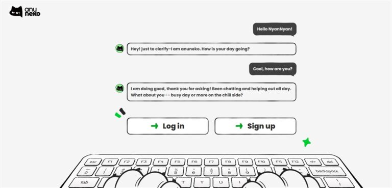 米哈游联创蔡浩宇推出个性化AI：AnuNeko上线带喵互动