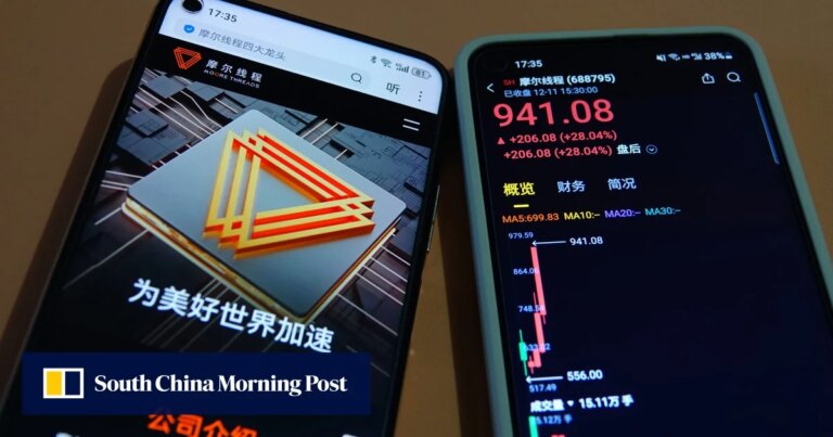 国产GPU企业摩尔线程股价暴涨723%后警示过热风险