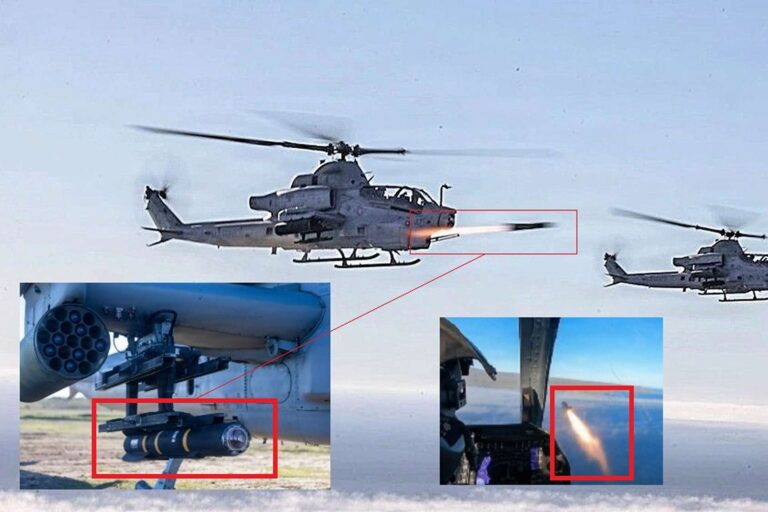 美海军陆战队AH-1Z试射JAGM导弹强化太平洋海上打击能力