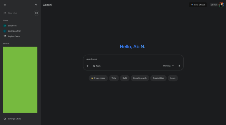 谷歌更新Gemini网页版设计，新增暗黑模式