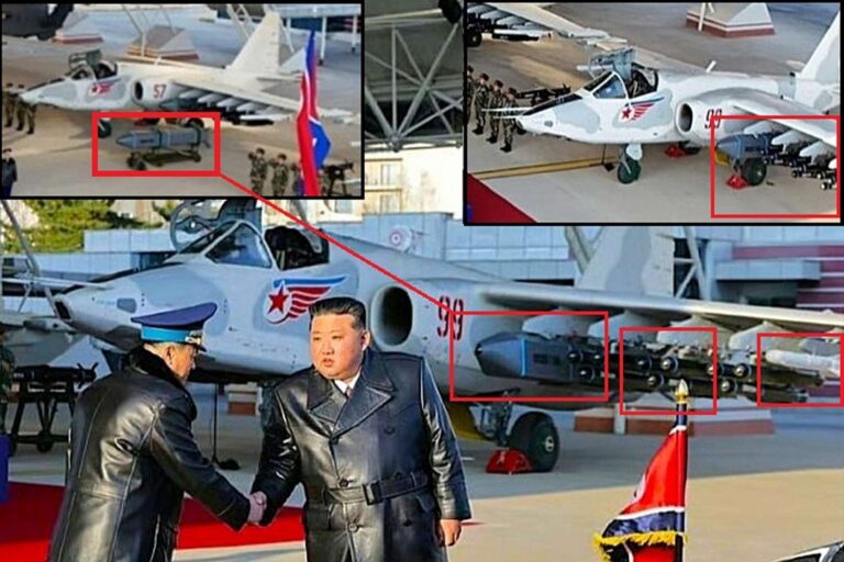 朝鲜苏-25战机携新型巡航导弹亮相，展现远程打击能力